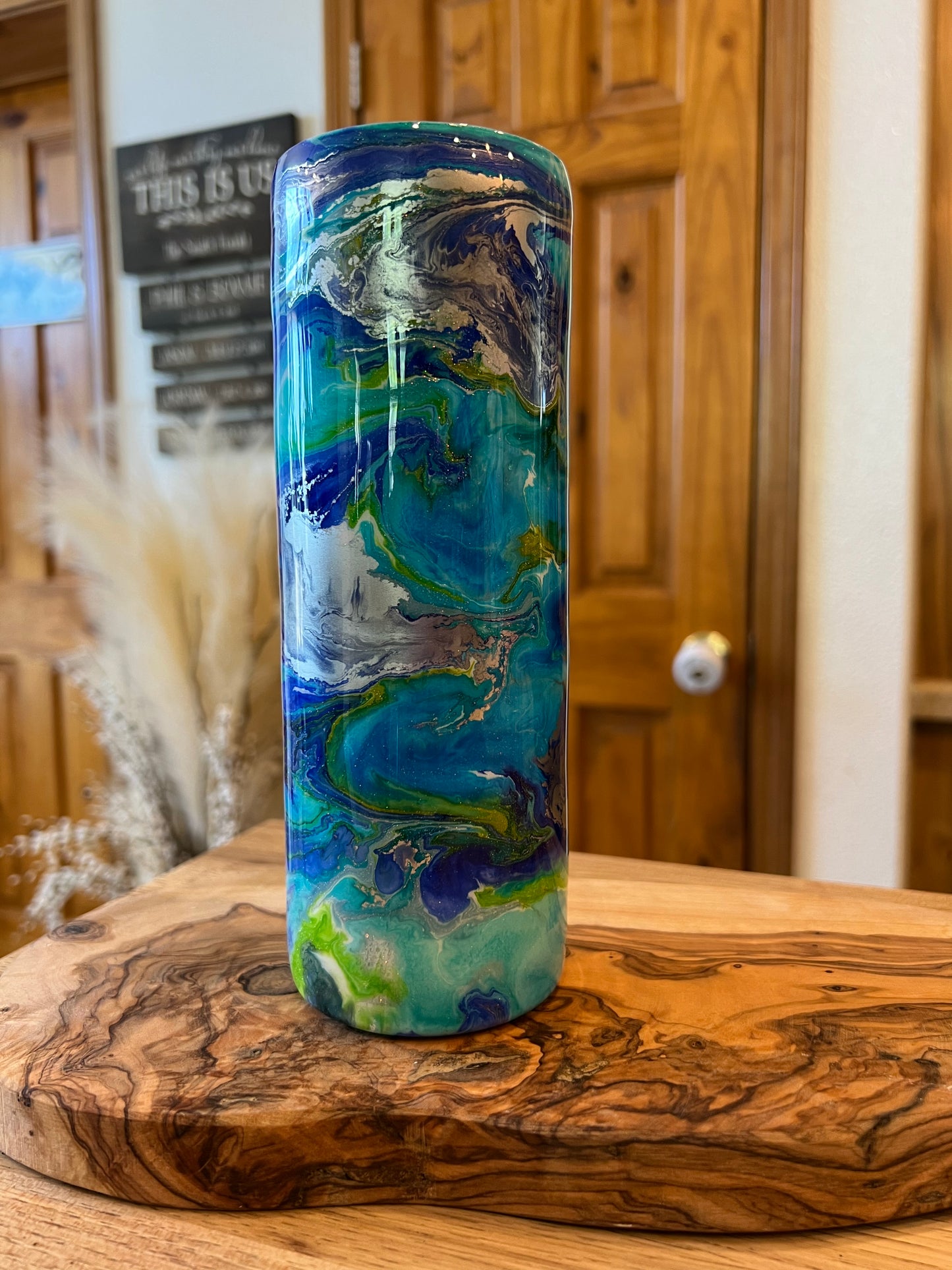 Custom Alcohol Ink Tumbler