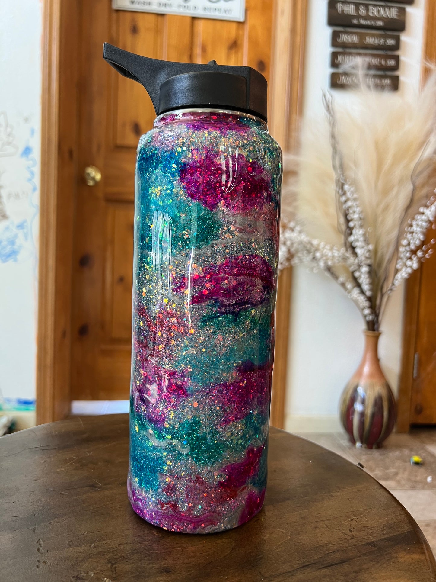 Custom Glitter Tumbler