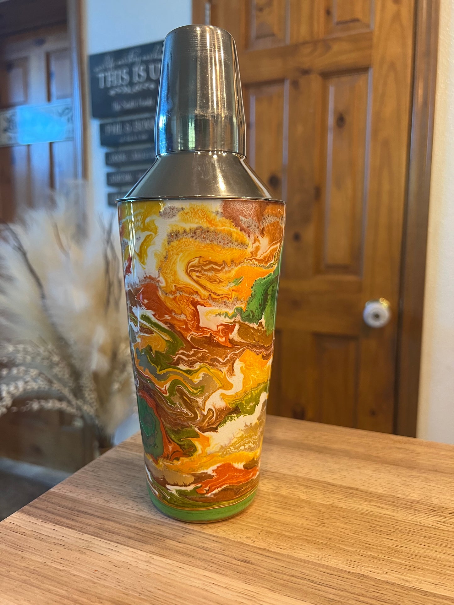 Custom Alcohol Ink Tumbler