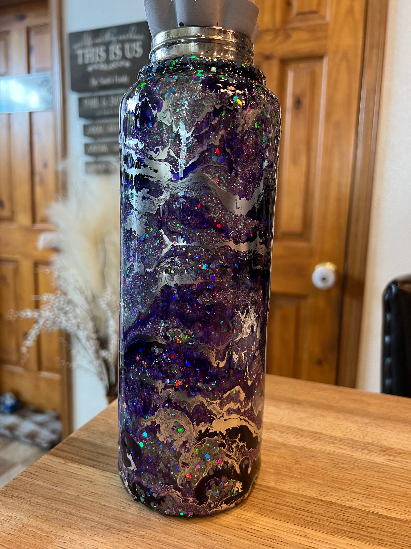 Custom Glitter Tumbler