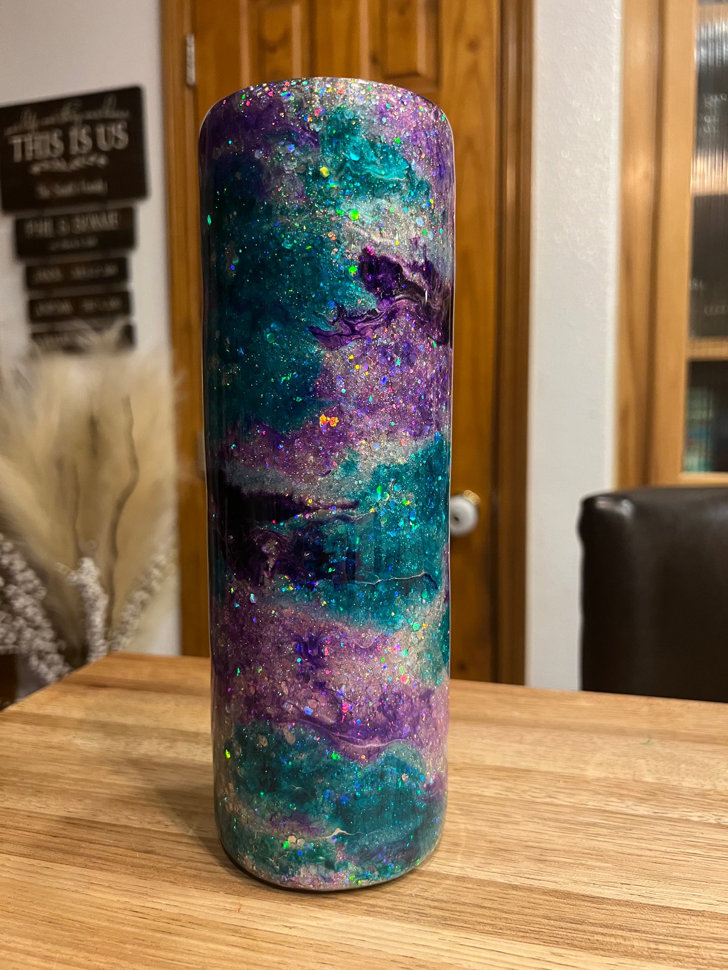 Custom Glitter Tumbler