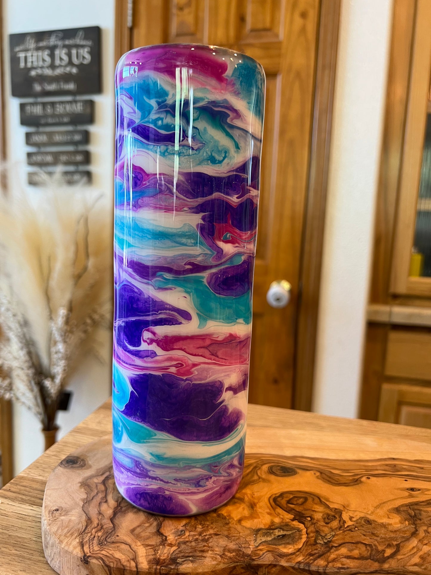 Custom Alcohol Ink Tumbler